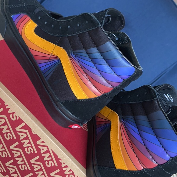 Vans Sk8-Hi Reissue Refract Black/Multi Men’s - Picture 15 of 16